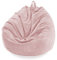 AMGJ Sitzsack Bezug ohne Füllung, Sitzsackhülle aus Cordstoff Sitzsack Abdeckung für Kinder und Erwachsene,Rosa,100x120cm