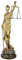 Deko Shop Cologne Justitia Justizia Statue Gerechtigkeit Figur Skulptur Antik Stil H53 cm M32