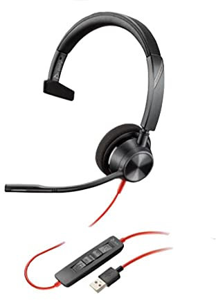 Plantronics Poly Blackwire 3310 - Auriculares con cable USB-A - 213928-101