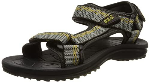 Jack Wolfskin Unisex Wave Breaker M Sandale, Asphalt, 45.5 EU
