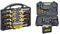 Stanley 7205 Sta-Xj Set 100 Con Le Punte Per I Metalli Titanio, Legno E Muratura E Inserti & Stht0-62141 Kit Serraggio Cacciaviti, Set Di 34 Pz