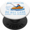 Mann beim Angeln im Winter Echte Angler PopSockets mit austauschbarem PopGrip