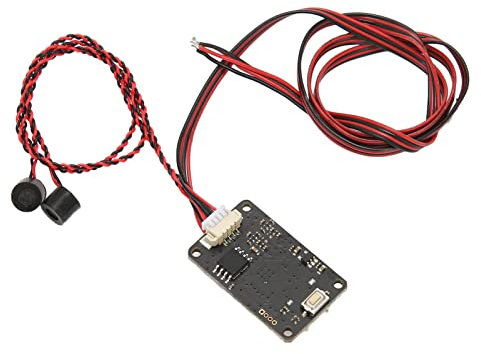 ASHATA Microphone Module Voice Recognition, Dual Mic Array Noise Reduction Microphone Amplifier Module with USB Cable, Omnidirectional Pickup, Support for Windows 7/8/10, for Android, etc