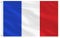 Ahfulife 2pcs Bandiera Francese, 150 x 90cm - per la Parata della Giornata Nazionale della Bastiglia, Fori in Ottone Bifacciali, Decorazione di Coppa Europa (2 Pcs, Francia)