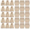 NAEBRO 50 Pcs Sac Toile de Jute, Utilise le Design de la Corde de Serrage, Sac Cadeau avec Cordon pour Bijoux/Cosmétiques/Pièces de Monnaie/Épices/Artisanat, Anniversaire Petit de 7*9 cm