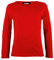 Girls Plain Tops Long Sleeve Basic Stretch Round Neck T-Shirt School Tee Top Red 7-8 Years