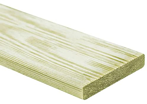 INLIFE 3107771 Lot de 60 lames de terrasse en bois de pin imprégné 7,2 m² 125 kg