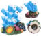 Hohopeti Shell Decor Betta Fish Tank Decor Betta Fish Tank Decorations Coral Ornaments Oxygen Pump for Decorations Air Bubble Stone Aquarium