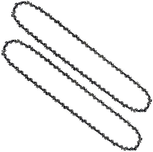 Opuladuo 2PC 18 inch Replacement Chain for Greenworks GCS80420, GCS80421,GCS80450, Chainsaw Chain for Greenworks 20332 2000002
