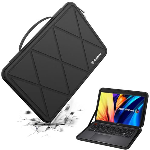 Smatree Custodia rigida EVA protettiva compatibile con ASUS Vivobook Pro 15 OLED da 15,6 pollici, ASUS Vivobook 15/S15 da 15,6 pollici, Vivobook S 15 OLED, ASUS ExpertBook B1 da 15,6 pollici (X8274)