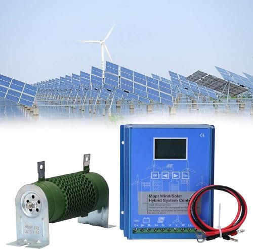 Qiang 4000W Wind Solar Hybrid Laderegler,2000W Wind 2000W PV Solar,Mppt Lade Boost Controller,12V/24V/48V Automatisch Identifikation Mit LCD Display Wind Solar Ergänzungssystem,48V