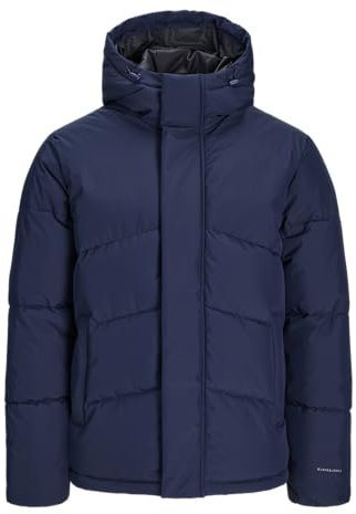 JACK&JONES PLUS JJWORLD Chaqueta Acolchada para Hombre PLS Chaqueta de Buffer, Navy Blazer, 4XL, Azul Marino, XXXXL