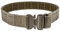 md-textil Einsatzgürtel Hybrid - Taktischer Gürtel für Herren - Profi Militär & Sicherheitsgürtel mit AustriAlpin Cobra Schnellverschluss & Molle-System, Farbe Steingrau Oliv, Größe G4 95cm-105cm