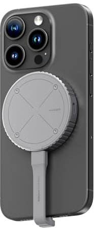 Hagibis Magnetic M.2 2230 NVMe SSD Enclosure with Magsafe for iPhone 16 15 Pro Max ProRes, USB C 3.2 Gen2 10Gbps to NVMe Adapter, Aluminum External SSD Case for MacBook, iPad Pro, Android (MC100)