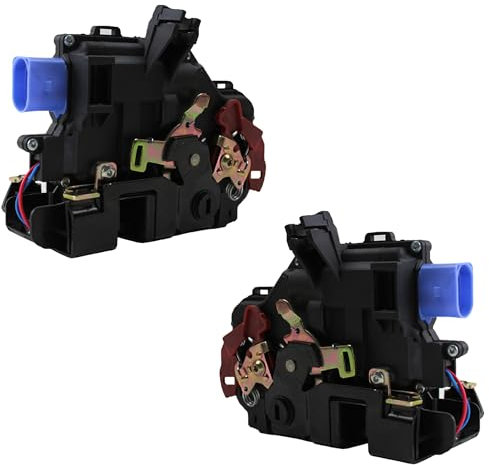 (Lot de 2) Moteur de Centralisation de Porte Arrière Gauche ET Arrière Droit compatible avec ALTEA TOLEDO III FABIA II OCTAVIA II GOLF V VI JETTA III TOUAREG - 7L0839015D 7L0839016D