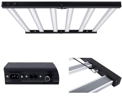 720W LED Grow Light Plant Grow Light Electronic Kit with Dimmer Controller - 108 cm x 105 cm x 5 cm Full Spectrum