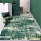 Jiyuhang Teppiche für Wohnzimmer 120 x 170 cm, grün-gelb-Beiger Abstrakter Teppich, Rutschfester großer Schlafzimmerboden-Heimdekorteppich, weicher, niedriger Flor, fusselfrei
