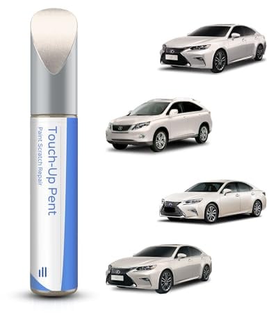 4U7 Stylo de retouche satiné cachemire métallique pour Lexus – Correspondance exacte des éclats et des rayures