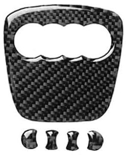 Autolenkrad Aluminium Dekoration Aufkleber Für Au&di A4 B8 A6 C6 Q5 8R Q7 A4L A3 8V Zubehör Auto Lenkrad Ring Trim Carbon Faser Aufkleber Aufkleber Abdeckung Dekoration abs Material