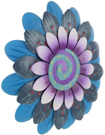 Toddmomy 421g Blumen Wanddeko Vintage Metallblume Wandkunst Für Schlafzimmer Und Stilvolle Wandhänger Für Raumgestaltung