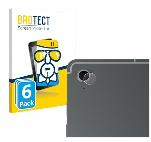 BROTECT (6 Stück Schutzglas für Samsung Galaxy Tab S10 FE+ (NUR Kameraschutz) Schutzfolie Made in Germany Panzer Folie Glas Displayschutz [ 9H, Anti-Fingerprint]