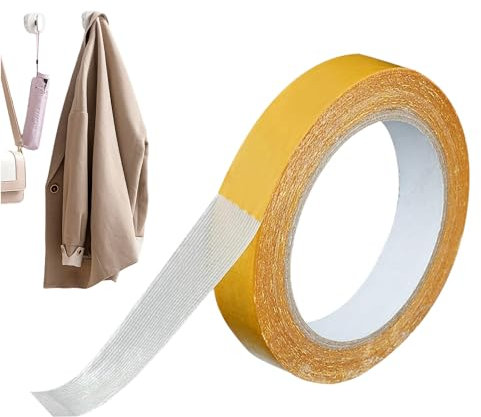ETUCYNG Ruban Double Face Extra-Résistant - Adhésif Double Face pour Fixations Murales | Bandes Collantes à Fort Pouvoir Adhésif pour Carrelage, Verre, Tissu, Tapis, Moquette et Métal