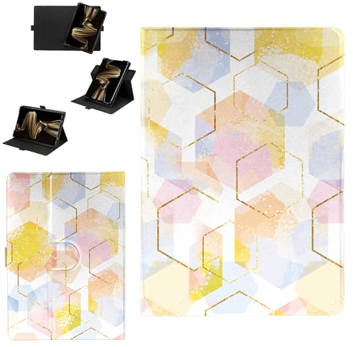 Funda Compatible para All-New Amazon Fire HD 10 10.1-Pulgadas eReader Funda Tablet Case Cover [Función de rotación de 360 Grados][Protección Reforzada de los Bordes contra caídas] CSLX