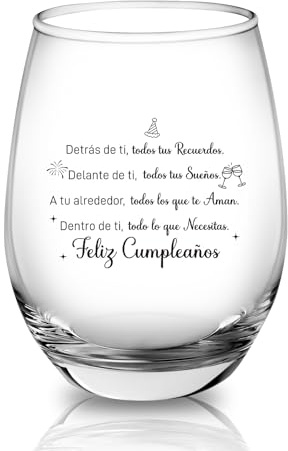 Genérico Regalos Cumpleaños Mujer Vasos de Agua Regalo Hombre Cumpleaños Originales Ideas Personalizados 18 20 40 50 60 70 80 Años Cumpleanos Calendario de Adviento Navidad Reyes
