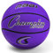 Champion Sports Offizieller Basketball, Gummi, strapazierfähig, Profi-Stil, Verschiedene Größen, Premium-Basketballausrüstung, für drinnen und draußen, Sportunterricht (Größe 7, Violett)