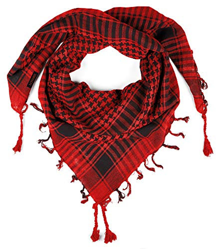 LOVARZI Rot Palästinenser Tuch - Damen und Herren Scahal - Stylische vielfältige Palästinenser-Tuch