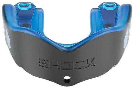 Shock Doctor Mundschutz Gel Max, Blue/Black, 11-, 6103-BB-AD
