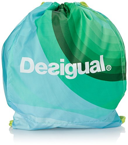 Desigual 50 x 5sj6 Shopper, Fitness, Blau - Blau - Bleu (4141 Beach Glass) - Größe: Taille Unique