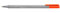 STAEDTLER 334-201 Triplus Fineliner (Dreikant, Superfeine, Metallgefasste Spitze, Linienbreite ca. 0,3 mm, 10 Stück) neon rot