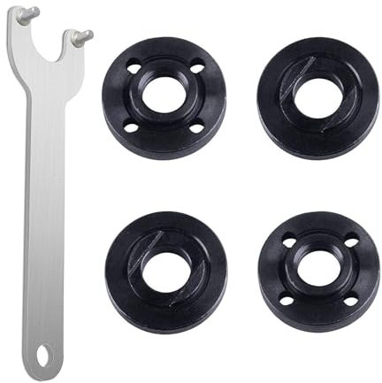 2 Pack Angel Grinder Clamp Nuts, M14 Quick-Release Nut for All Angle Grinders