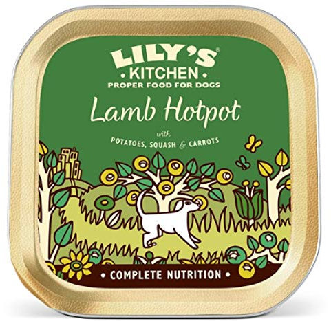 Lily's Kitchen - LAMB HOT POT - GRAIN-FREE WET DOG FOOD - 150g trays x10