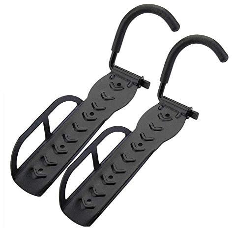TAHA ® 2X-STEEL BICYCLE STORAGE WALL MOUNTED MOUNT HOOK RACK HOLDER HANGER STAND UKDC