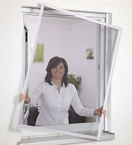 Fliegengitter Fensterbausatz BASIC 100x120cm weiss 101550201-VH