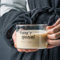 Tazza Tazza Di Caffè Regalotazza In Vetro Con Lettera Creativa Da 500 Ml, Cintura Grande Con Tazza Di Succo Tazza Da Tè Da Ufficio Tazza Da Dessert Tazza Da Colazione Con Farina D'Avena Bicchiere D