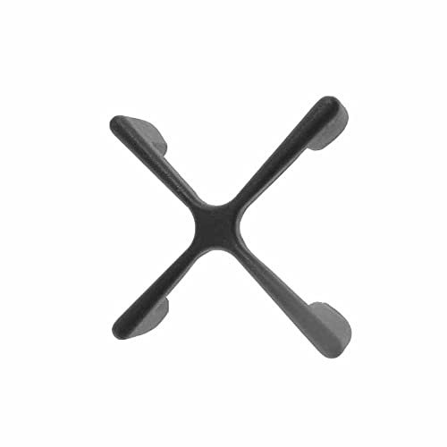 griglia in ghisa ruvida no originale compatibile con REX ZANUSSI 21 CM X 15 CM MISURA DAL BASSO COMPLETA DI GOMMINI