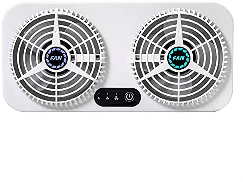 Ventilador De Ventilador De Coche, Radiador Universal USB Ventana De Vehículo Windshield Fan De Enfriamiento Eliminar El Olor Para El Coche Al Aire Libre Casa De Campo Invernadero