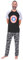 CAPTAIN AMERICA Mens Avengers Long Pyjama Set (Large) Black