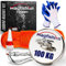 MAGFISHION Magnetfischen Set - 100 KG - Ø50mm - Neodym Magnet mit Seil (20M) & Handschuhe - Magnet Fischen Angel - Ösenmagnet - Fishing Magnetangel - Magnetangeln Set