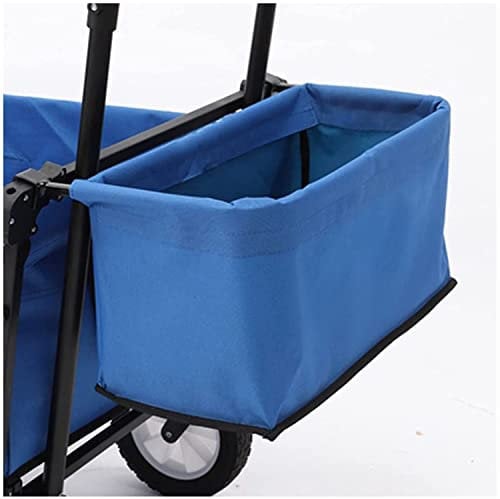 Faltbarer Bollerwagen Folding Hecktasche Outdoor-Einkauf Camping Hand drcken Tragbarer Trolley Warenkorb Zubehr