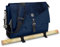 ENHANCE Player's Essentials DnD-Tasche, Sammleredition - Umhängetasche aus Drachenhaut für 2–4 Bücher, Ordner, Würfel und Zubehör, mit 17-Zoll-Laptop-Steckplatz, Battlemap-Riemen (Drachen Blau)