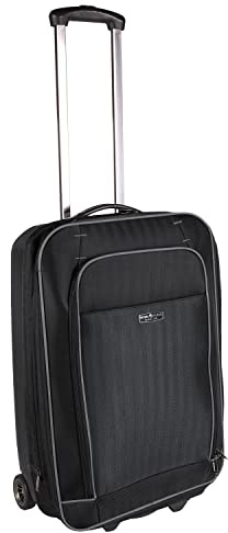 H4L Hybrid Trolley Reisekoffer Koffer Schwarz 32 L Bordcase Handgepäck 2 Rollen 51x39x21cm