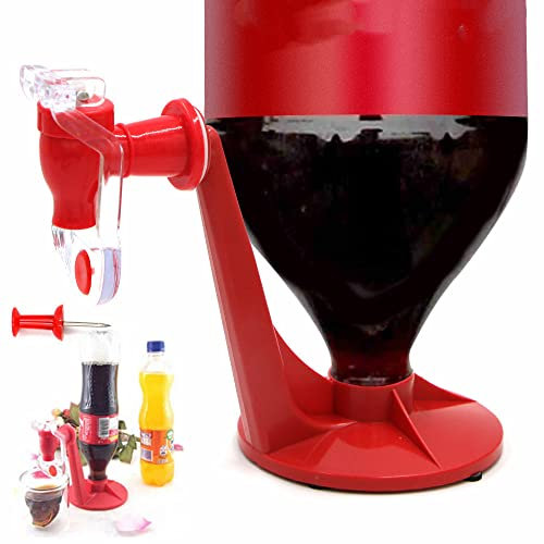 1PC Soda Dispenser Bottle Coke Upside Carbonated soda drink dispenser bottle cola inverted drinking water dispenser switch gadget party home bar suitable