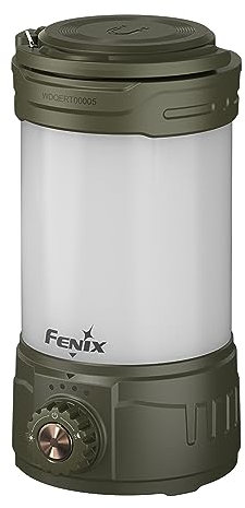 Fenix CL26R Pro Olive Green, Rechargeable Multi Beam Compact Lantern | 650 Lumens | 15m | 408 Hrs Max | Red Light Mode | 360° Illumination Mode | Power Bank | Magnetic Top Mount | IP66
