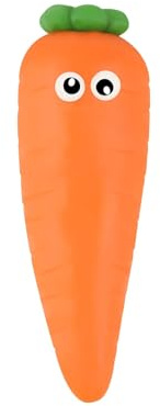 ANBOOR Zanahorias Squishies Juguetes,zanahoria simulada, juguete para aliviar el estrés,Novedad de frutas, juguete para empujar, favores de fiesta para niños, Pequeño