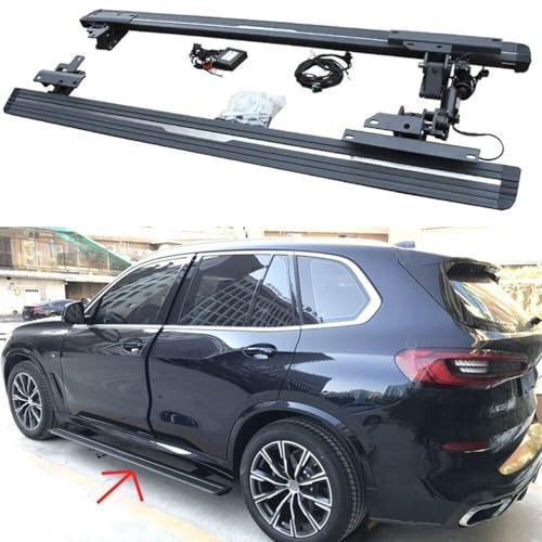 Marchepied électrique déployable à pédale latérale en aluminium pour BMW X5 G05 2019-2024