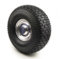 L-faster 15X6.00-6 Zoll Rasen Tubeless Vakuumreifen 500W Nabe Motor Rad für Rasenmäher Schneepflug Flughafen Boden Auto (Single axle 24V500W)
